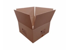 Cardboard storage boxes