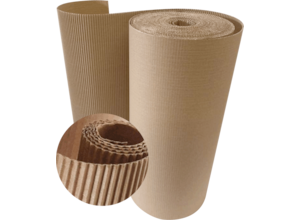Corrugated cardboard roll